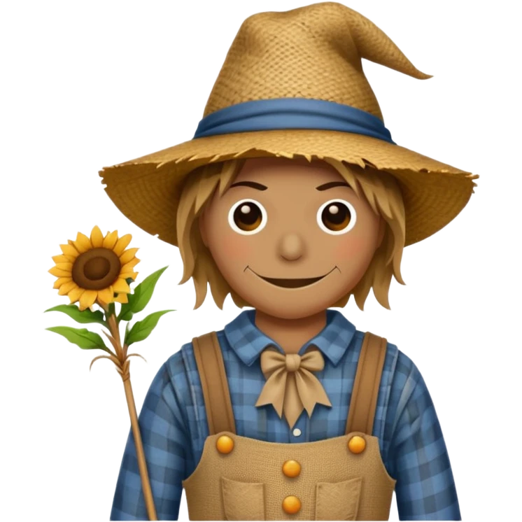 the scarecrow emoji