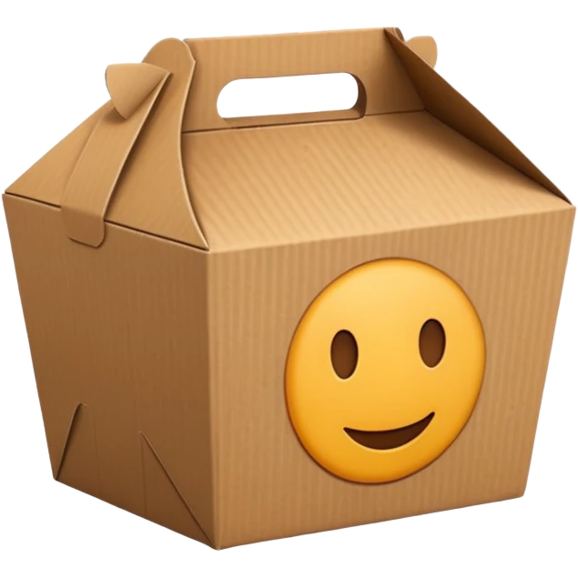 food take away box emoji