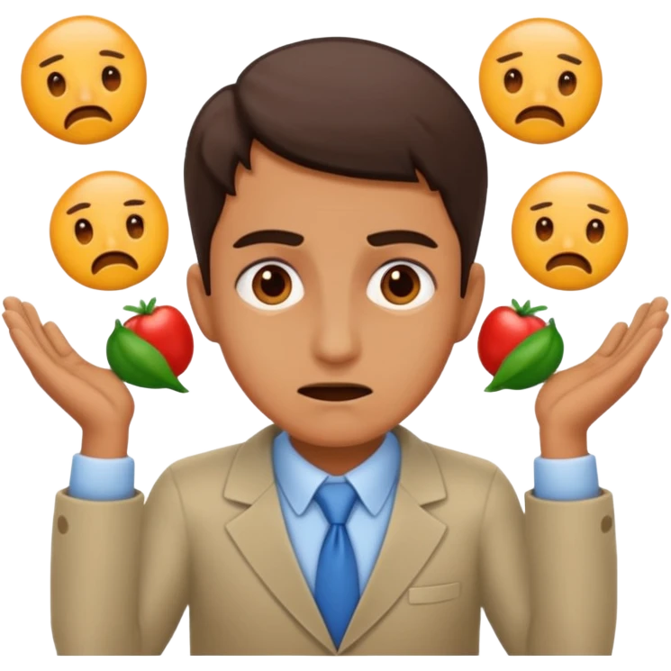 überforderter trader emoji