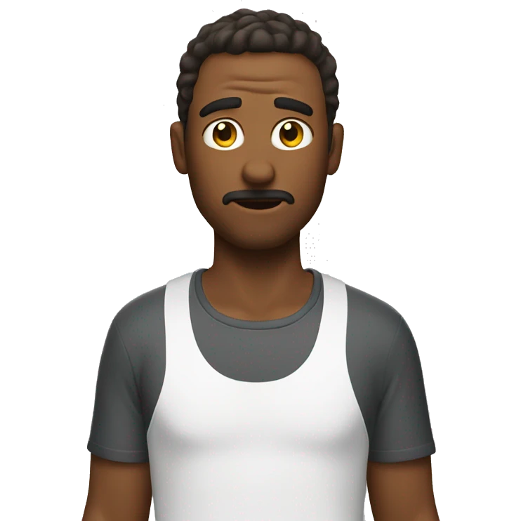 guy sweaty emoji
