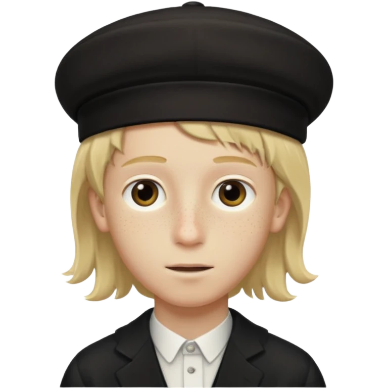 hassidic young boy blond freckles emoji
