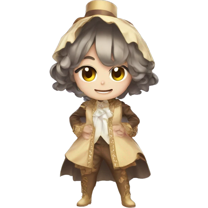 Dressed in a Konoobi Vtuber toast costume
 emoji