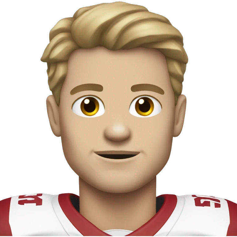 White person arkansas 99 football player  emoji