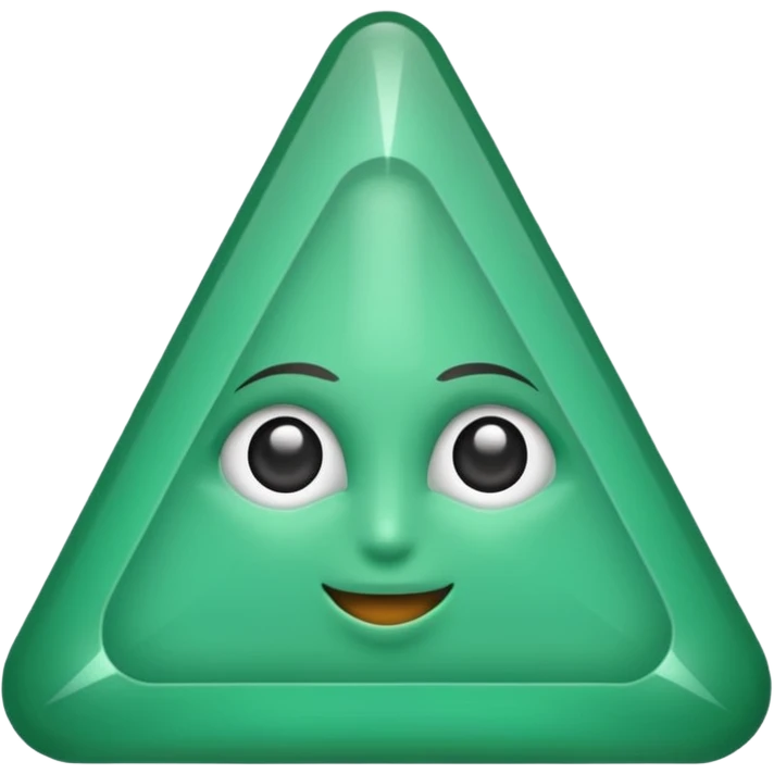 triangulo hacia arriba verde emoji