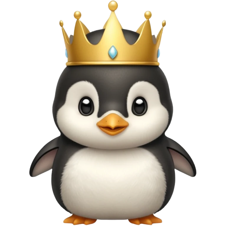 Baby princess penguin emoji