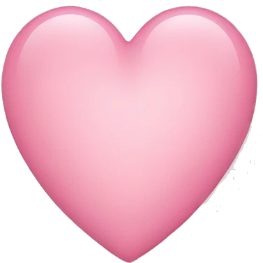 baby pink heart emoji