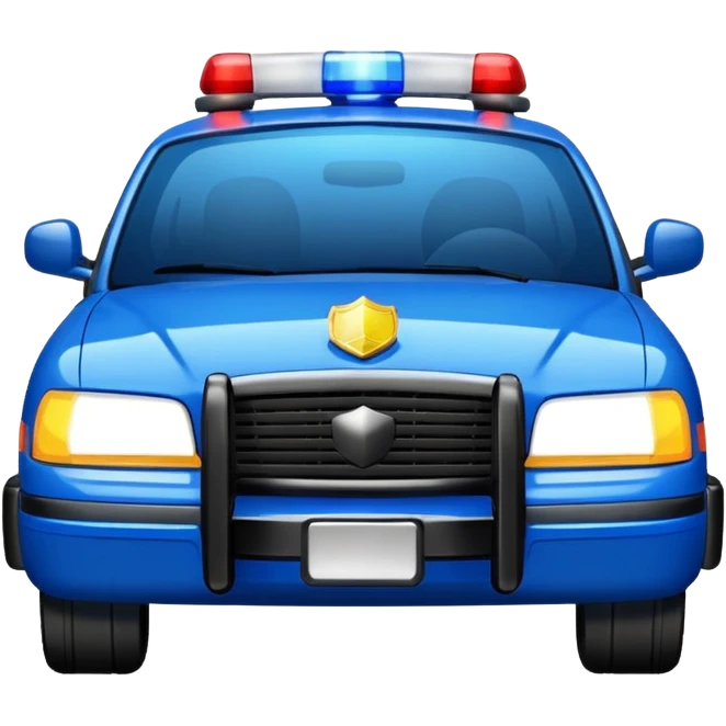 police car emoji