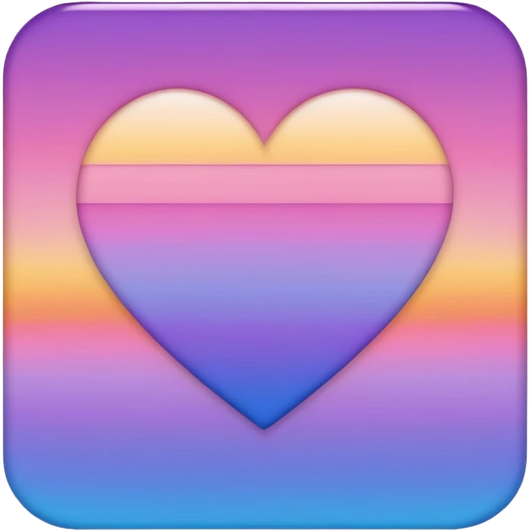 Ombré pink blue purple yellow sunset heart 2016 vibes emoji