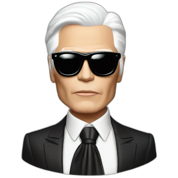 Karl Lagerfeld emoji