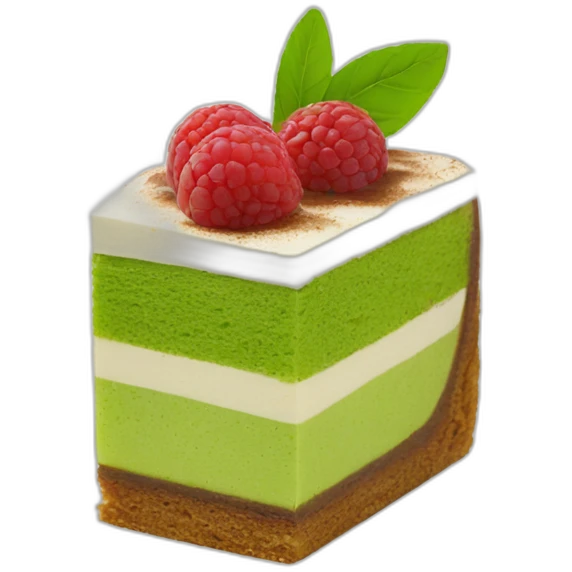 matcha tiramisu wedge emoji