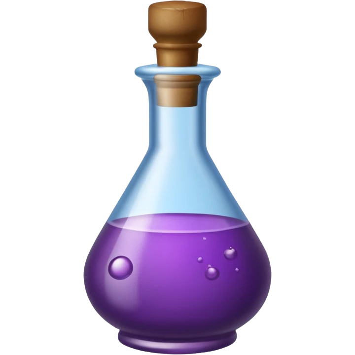 Potion bottle labeled “Desire” emoji