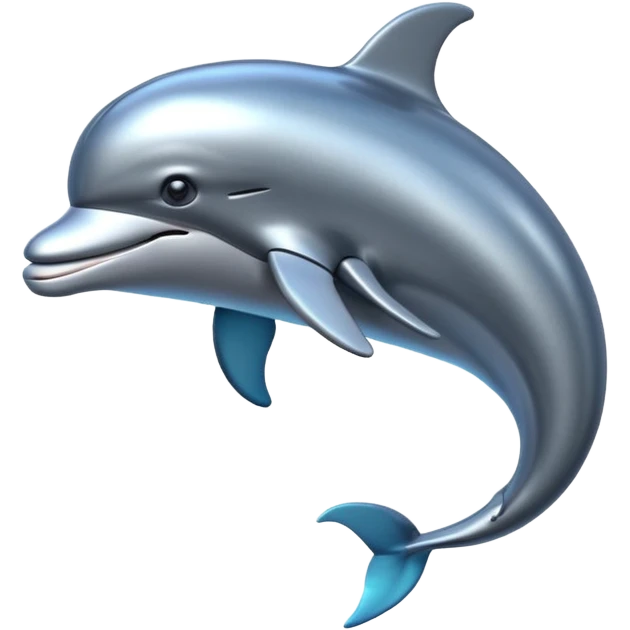 robot dolphin with iron skin emoji