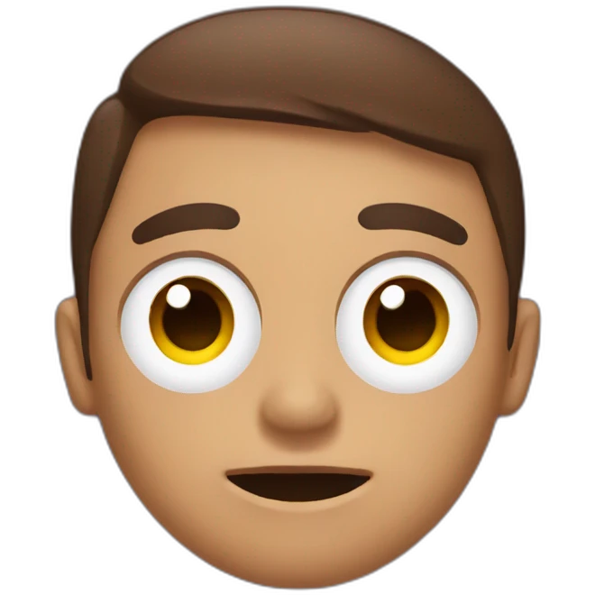 face with slack logo on eyes emoji