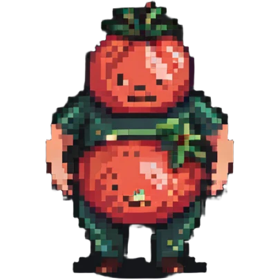 pregnant man with tomato belly emoji