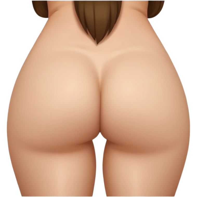 Faz uma mulher pelada mostrando a bunda  emoji