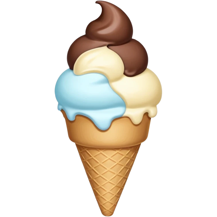 Draw and provide a unique logo for my new gelato, ice cream, sorbet, water ice, brand name Chillosophy. The logo design is such that, there is one ice cream cone over which two scoops (1 complete and 1 in complete) are seen making it look like CO (the initials of my brand name Chill Osophy sophy) emoji