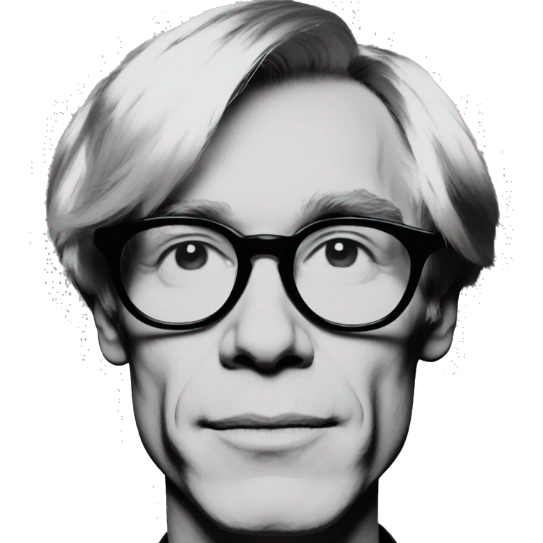 Andy Warhol art emoji