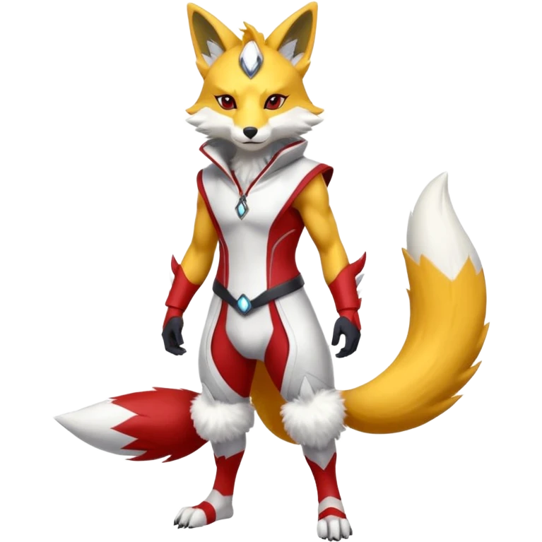 Modern Renamon (full body) emoji