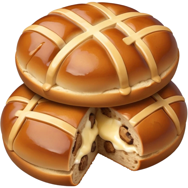 Hot cross buns emoji