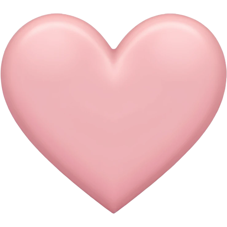pastel pink heart emoji
