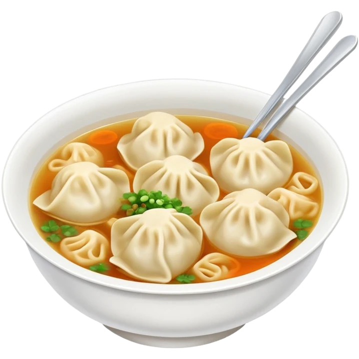 Wonton soup emoji