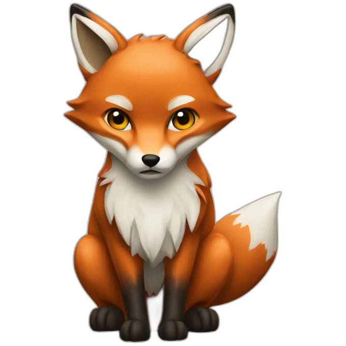 fox broken into piecws emoji