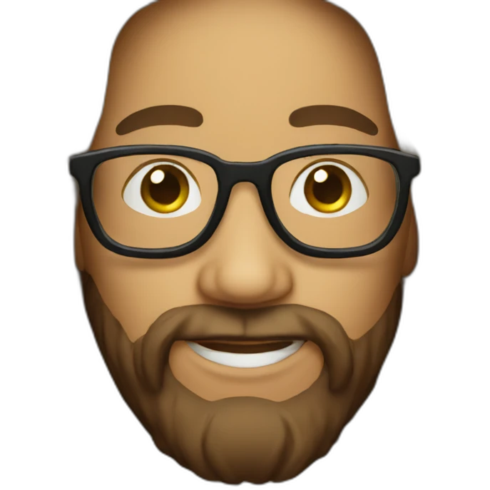 Jesus with glasses  emoji