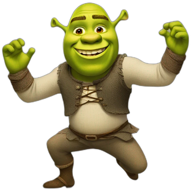 Shrek dancing emoji