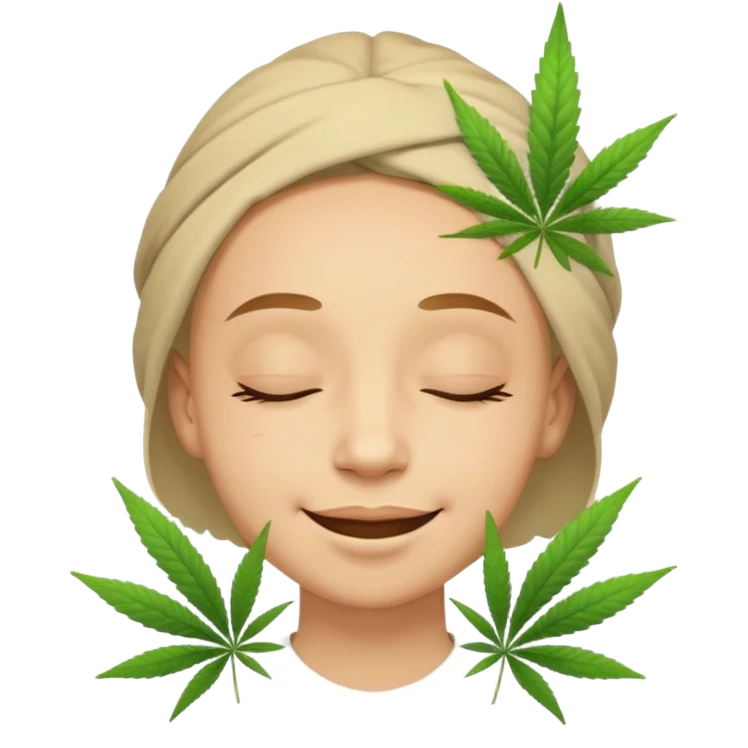 High of weed human light skin emoji emoji