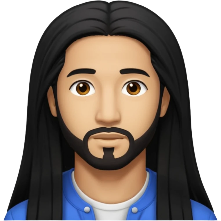 Omarion with long Black Hair emoji