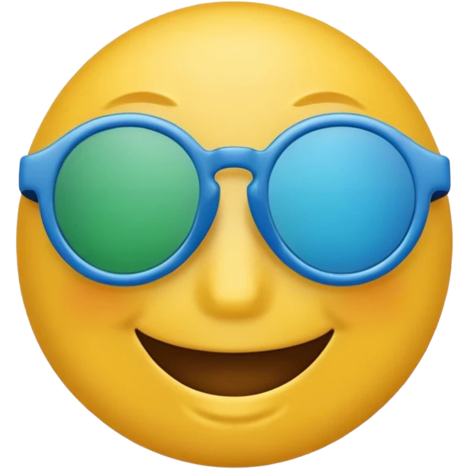 😎 emoji woth multiple colour sunglass emoji