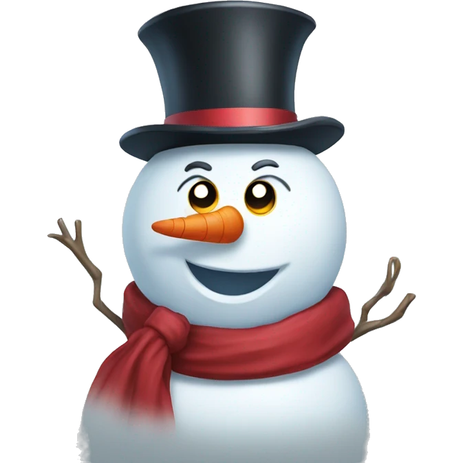 FUNNY SNOWMAN emoji