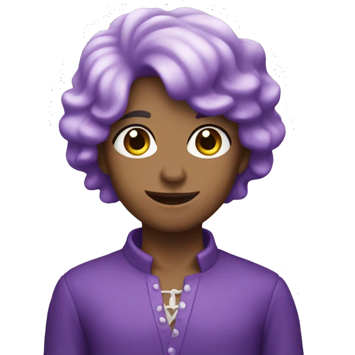 Purple pearl emoji
