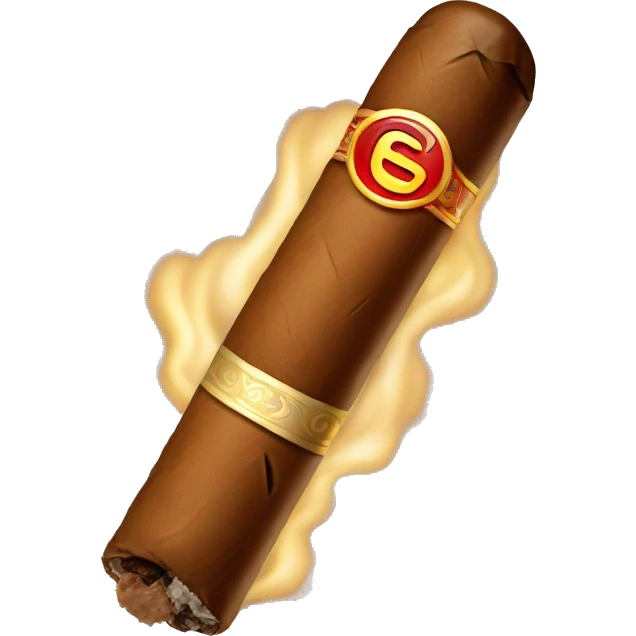 Lit cigar emoji