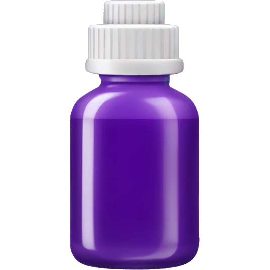 Purple cough syrup with the name "promethazine" on the front emoji