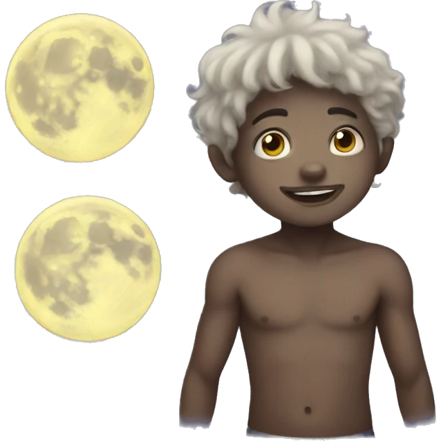 Moon boy emoji