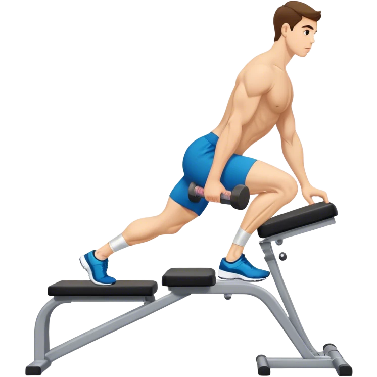 side-view seated calf-raise lower leg exercise emoji