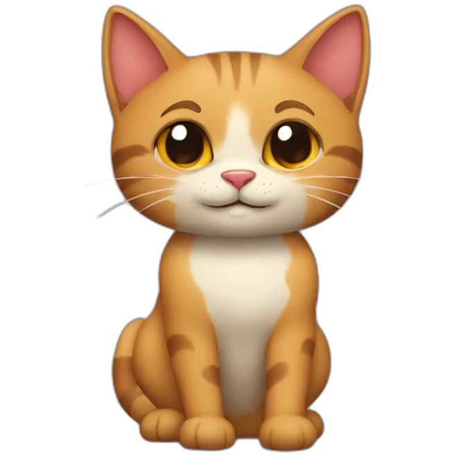 gato y corazon emoji