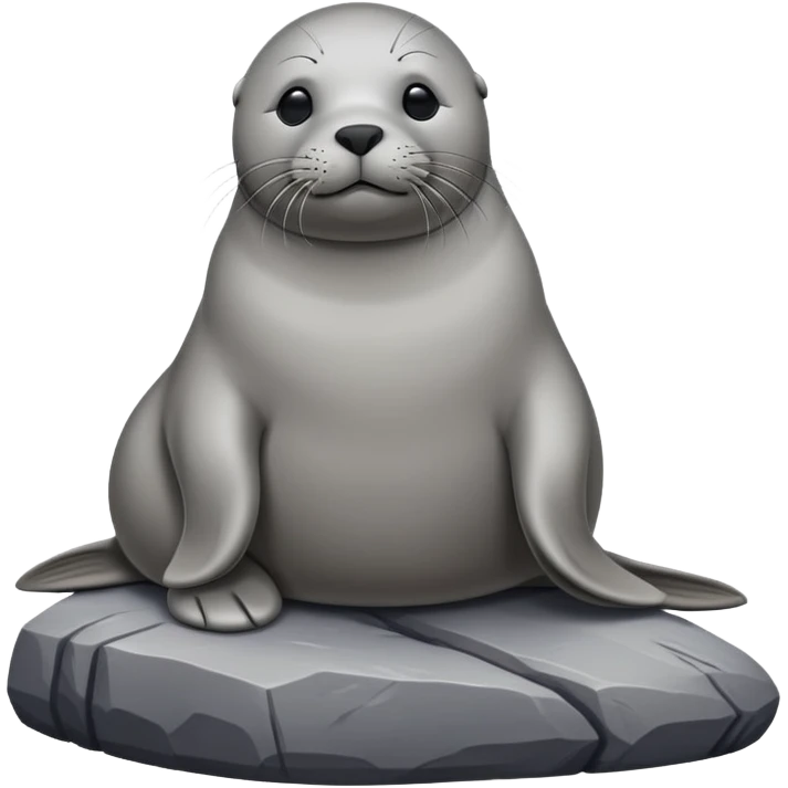 Sitting seal emoji