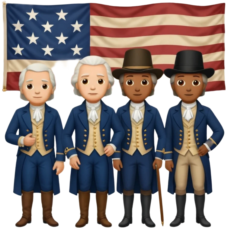 founding fathers of the usa emoji