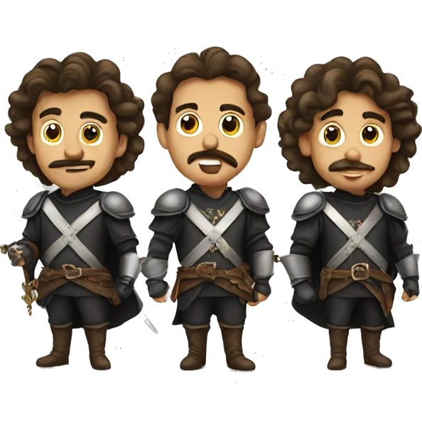 the three musketeers emoji