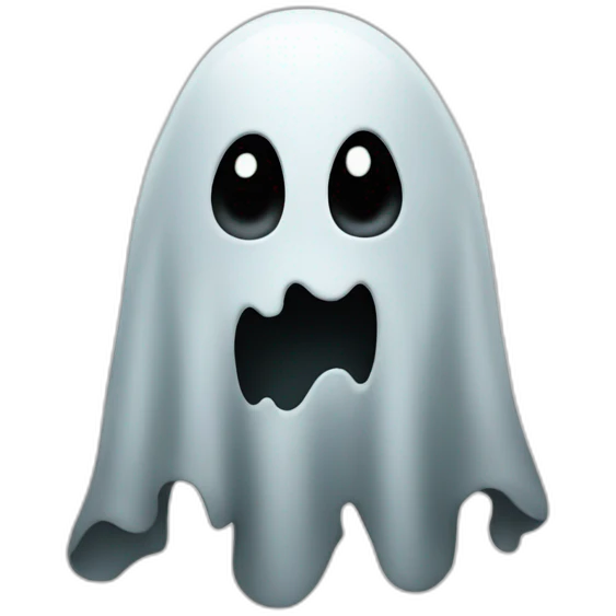 A scary ghost  emoji