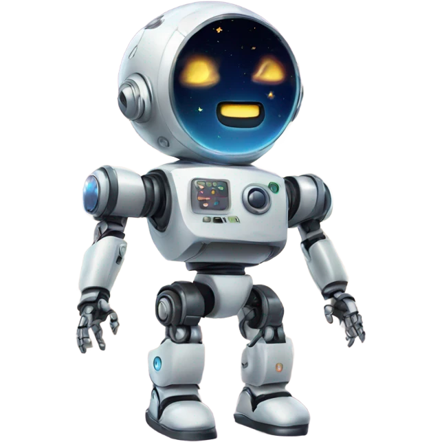 robot in space emoji