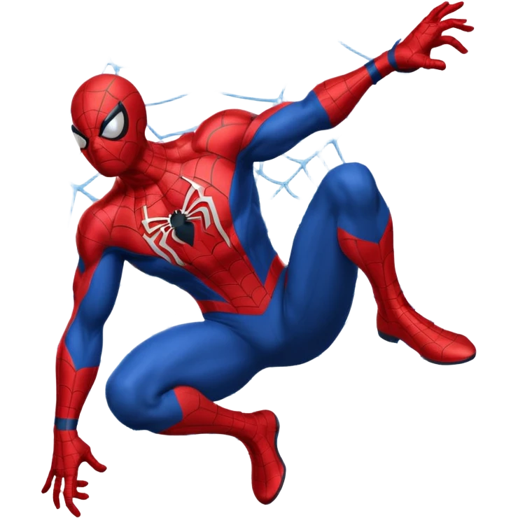 Spiderman shooting web  emoji