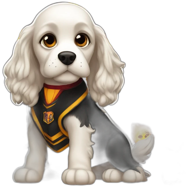 harry potter and cocker fire black emoji