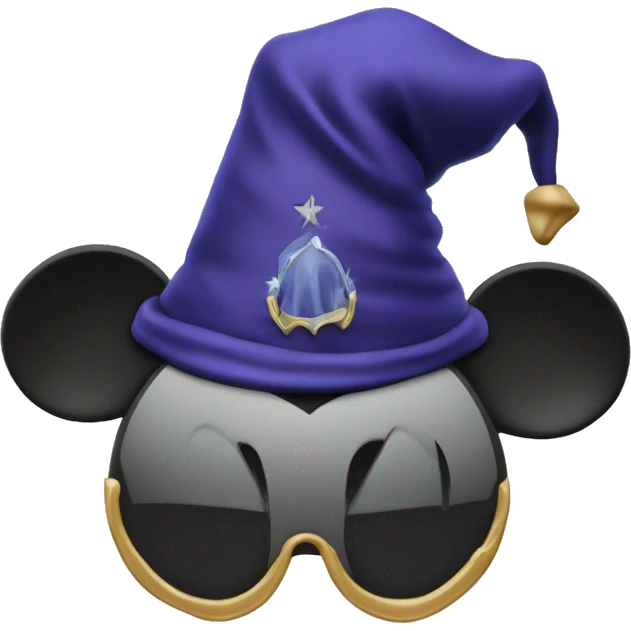 mickey ears from disney world with  Wizard Hat  emoji