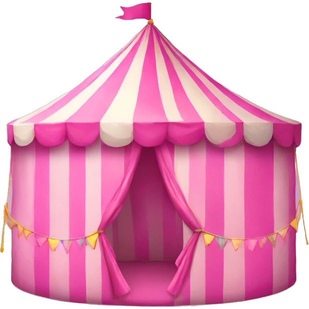 pink carnival tent emoji