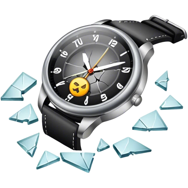 Dropped weight on watch  emoji