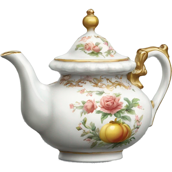 Antique porcelain teapot  emoji