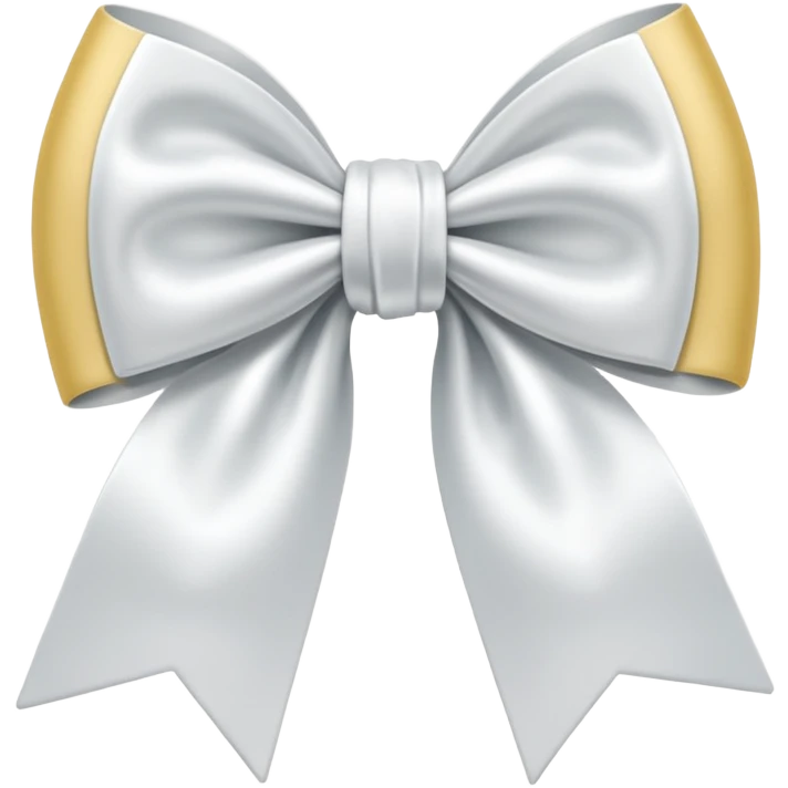White bow emoji